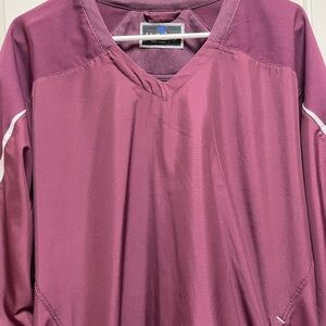 Holloway Mens Large Maroon Golf Pullover PGA Breathable WindbreakerJacket